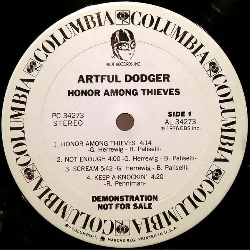 Artful Dodger - Honor Among Thieves