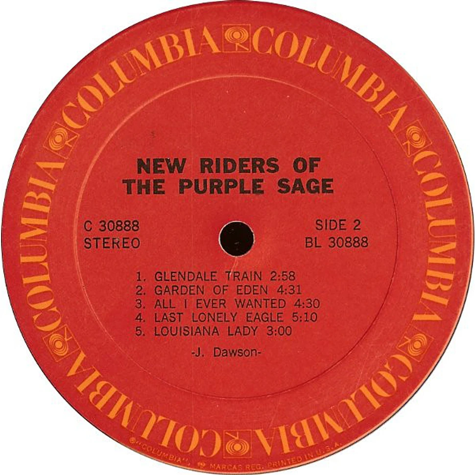 New Riders Of The Purple Sage - New Riders Of The Purple Sage