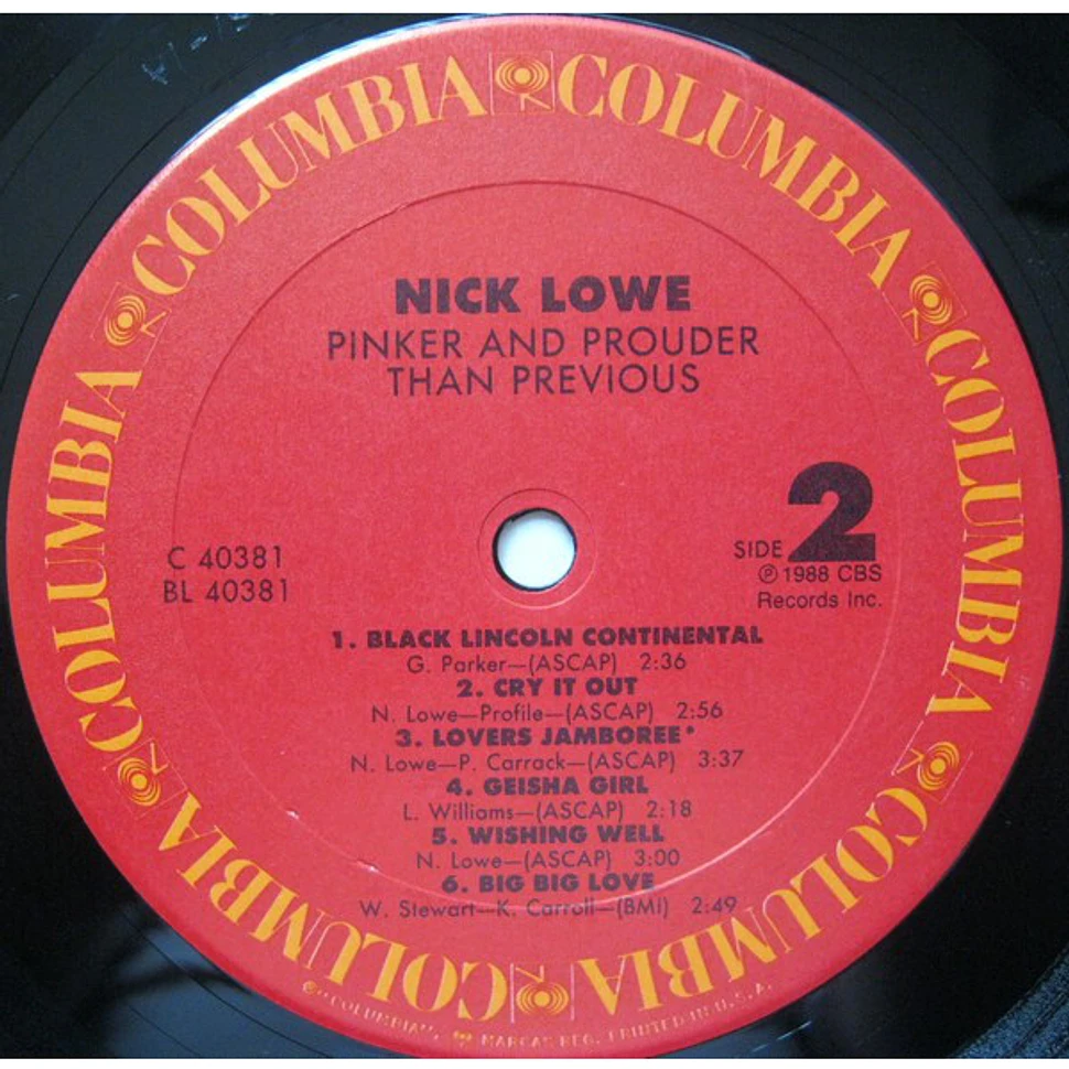 Nick Lowe - Pinker And Prouder Than Previous