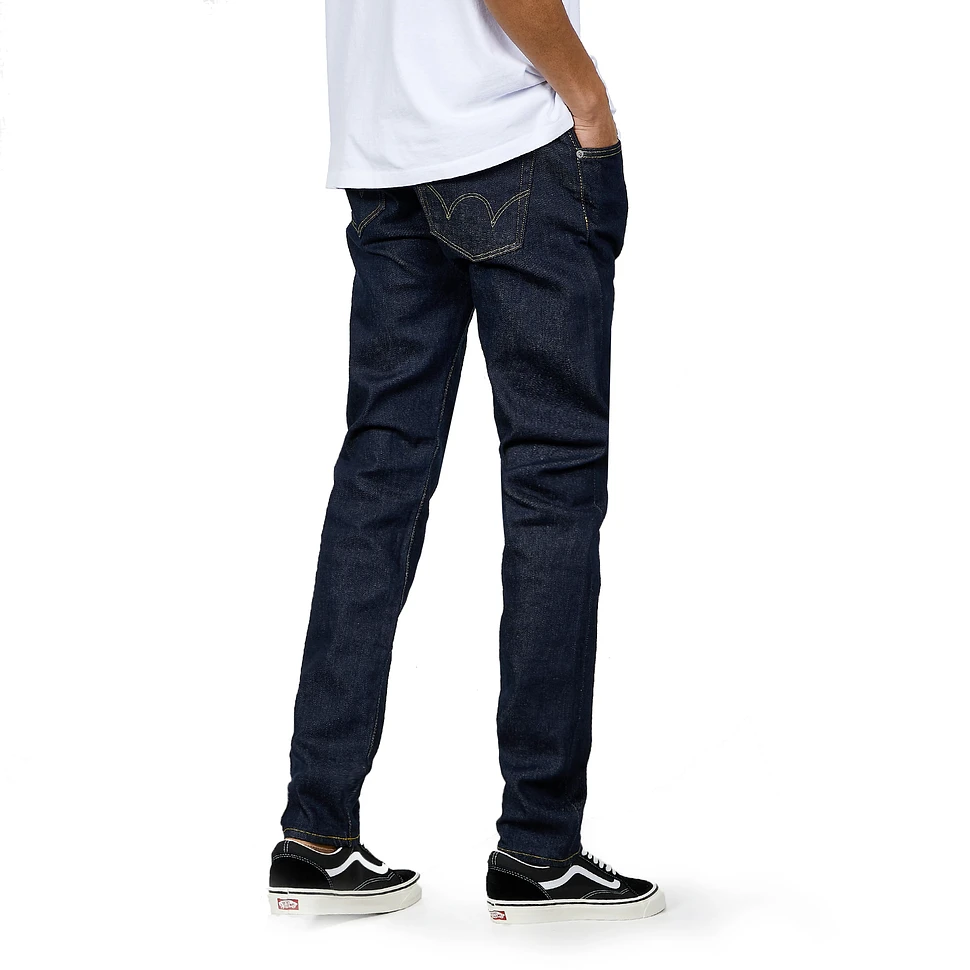 Edwin - Slim Tapered Kaihara, Blue Stretch Denim, Green x White Selvage, 12.5 oz