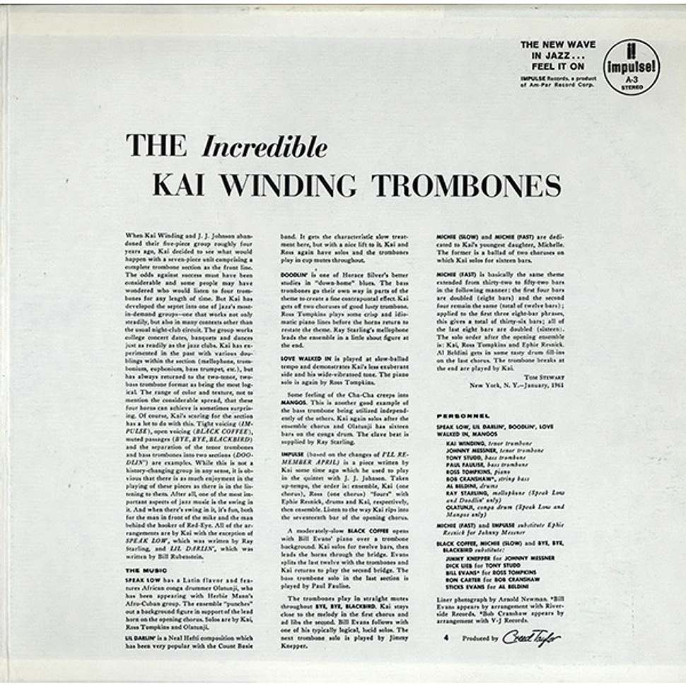 The Kai Winding Trombones - The Incredible Kai Winding Trombones