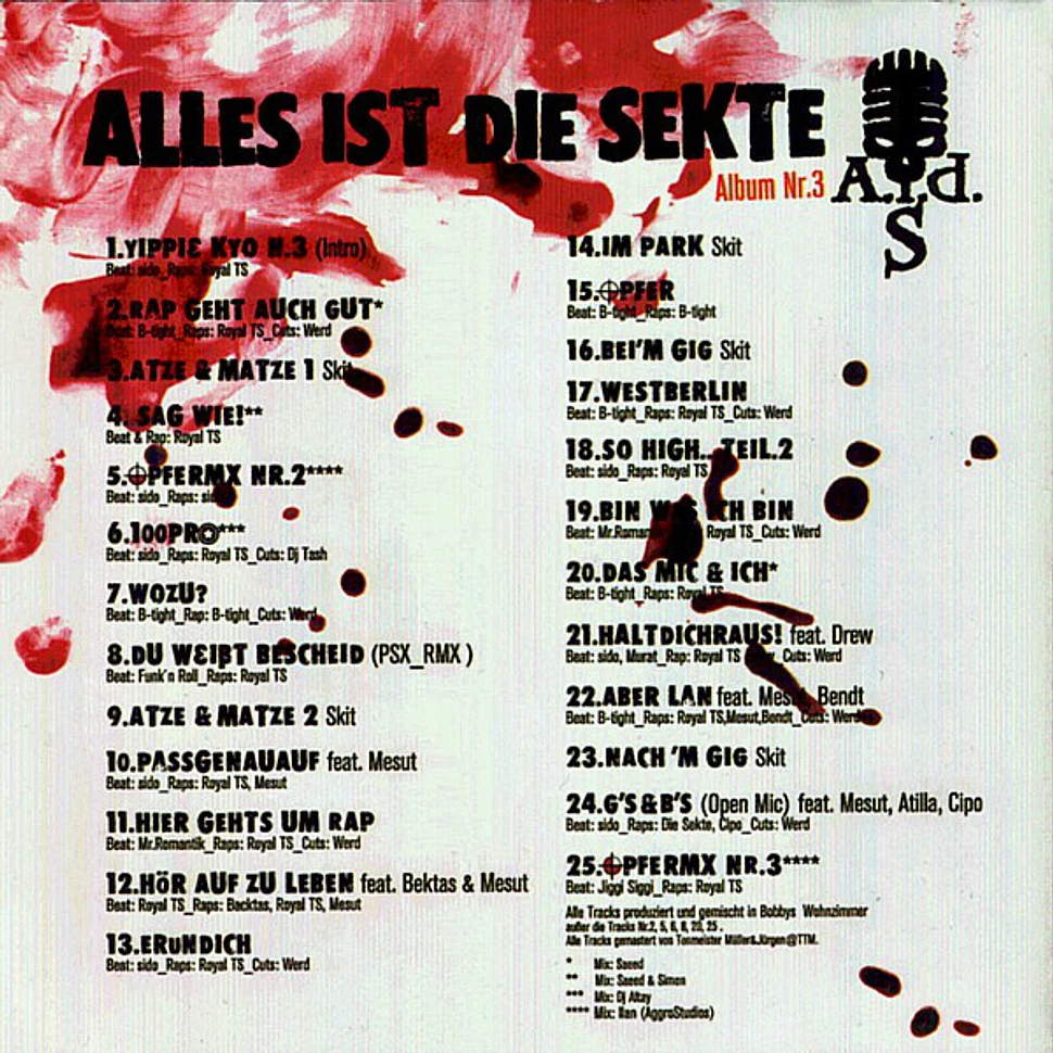 Royal TS - Alles Ist Die Sekte - Album Nr.3