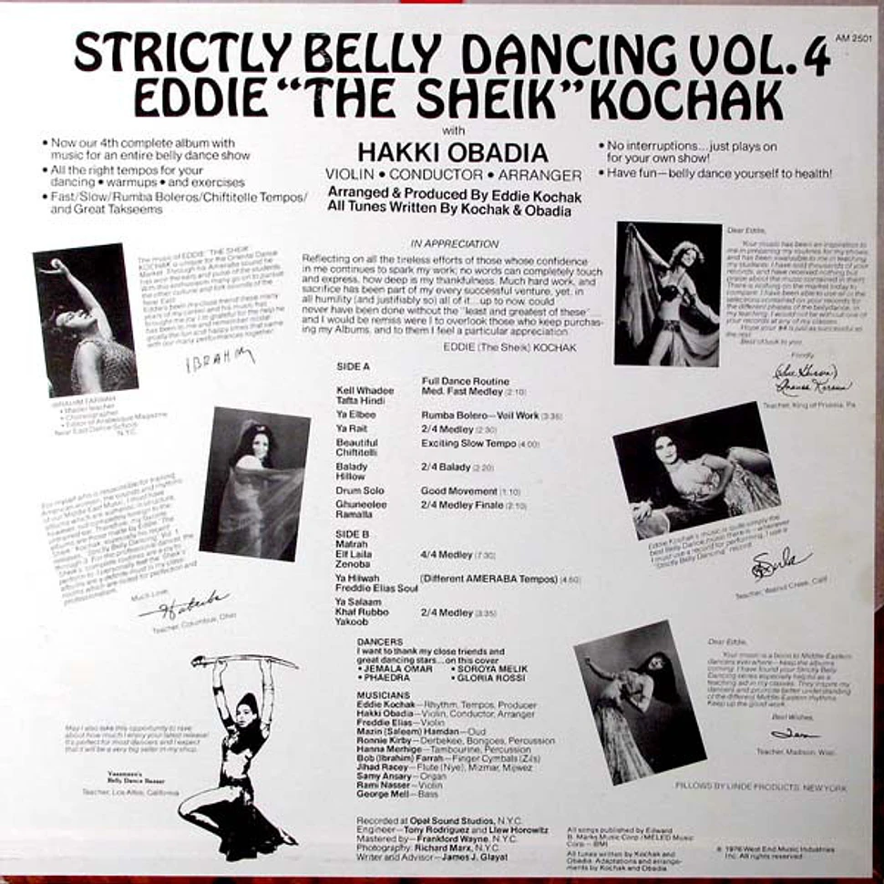 Eddie Kochak With Hakki Obadia - Strictly Belly Dancing Vol. 4