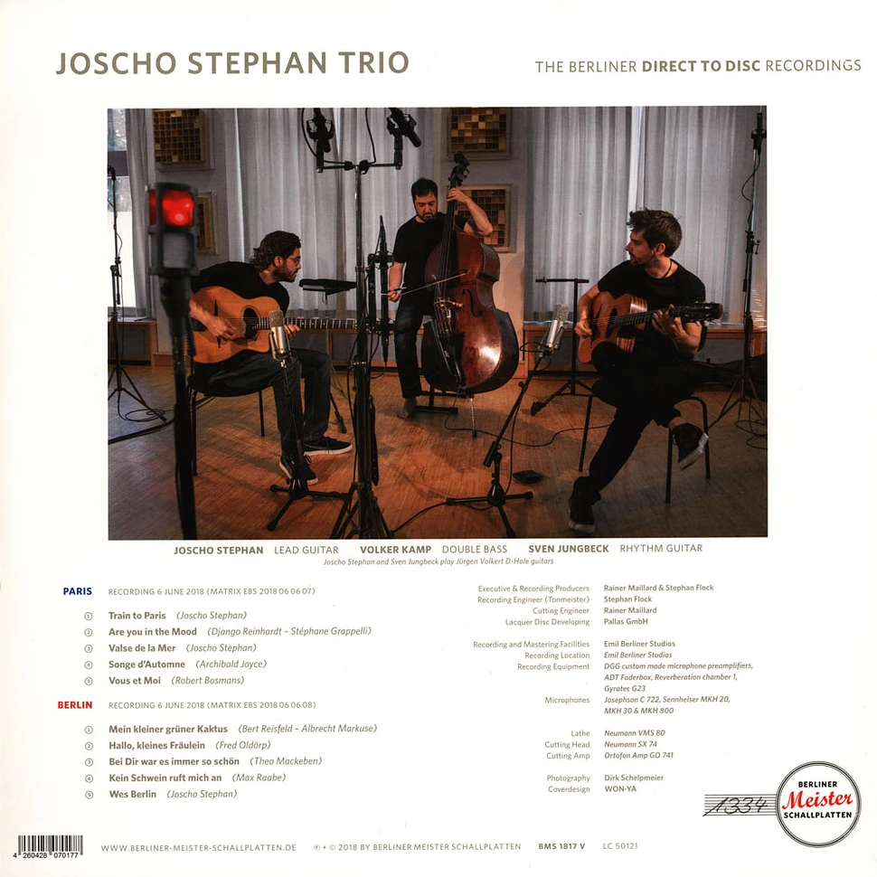 Joscho Stephan Trio - Paris - Berlin