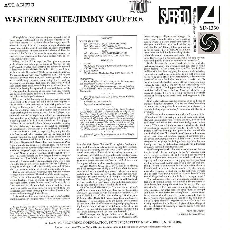 Jimmy Giuffre - Western Suite