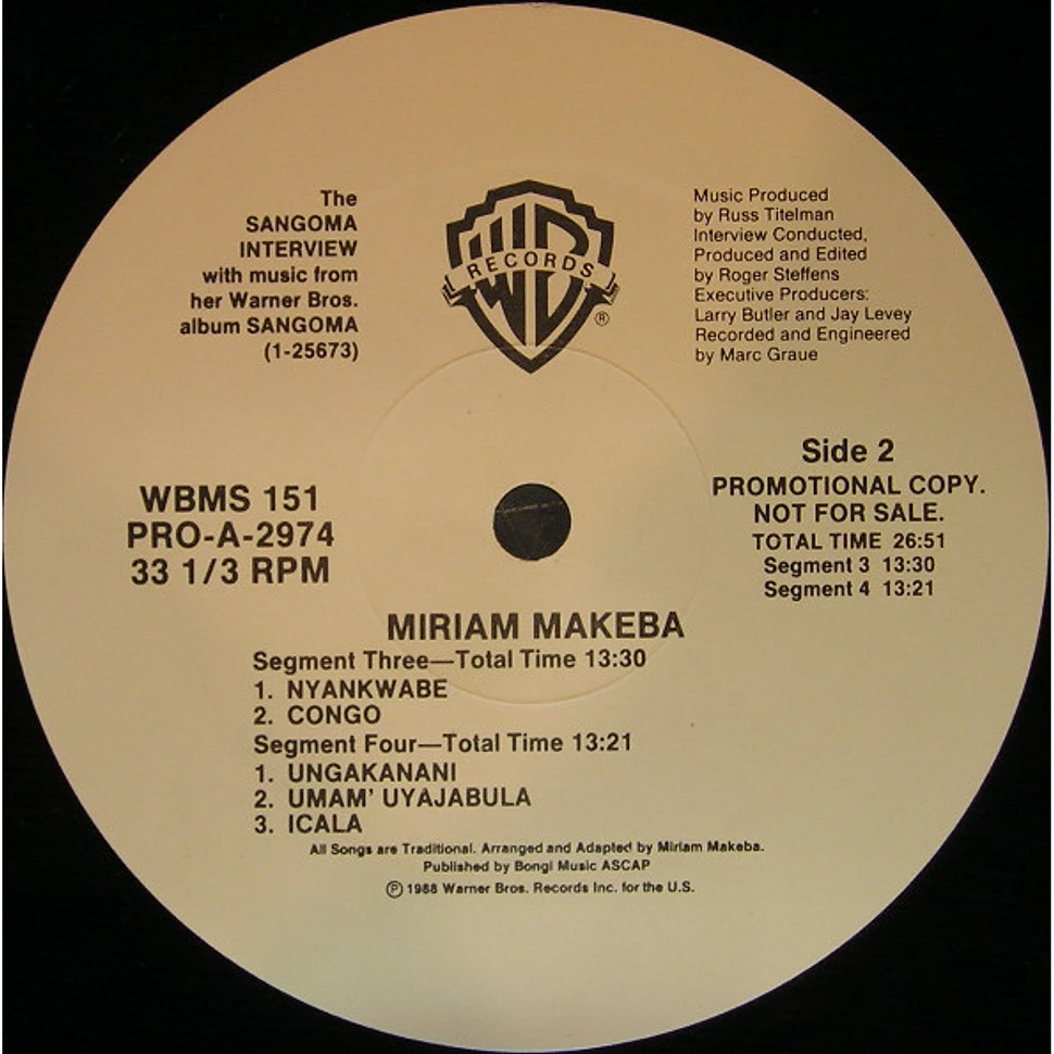 Miriam Makeba - The Sangoma Interview