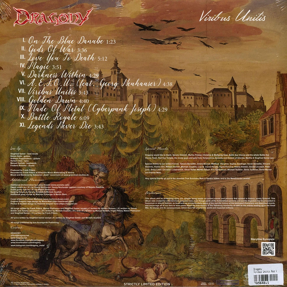 Dragony - Viribus Unitis Red Vinyl Edition