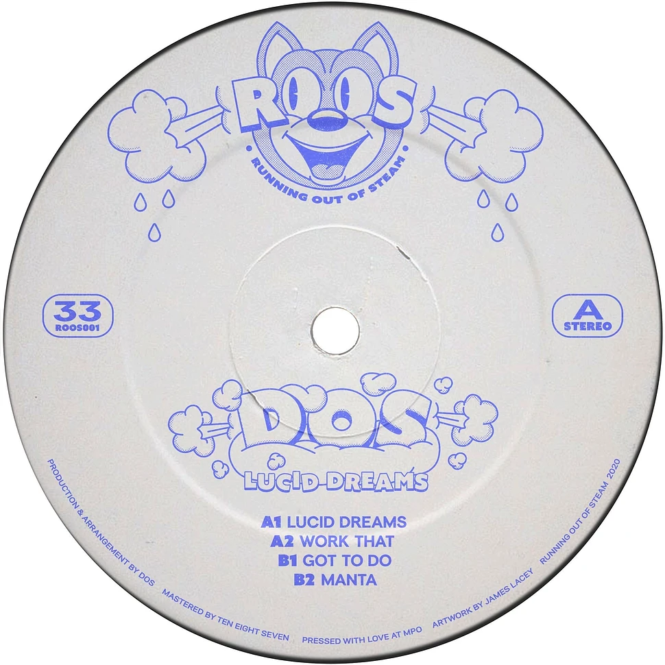 DOS - Lucid Dreams EP Blue Marbled Vinyl Edition
