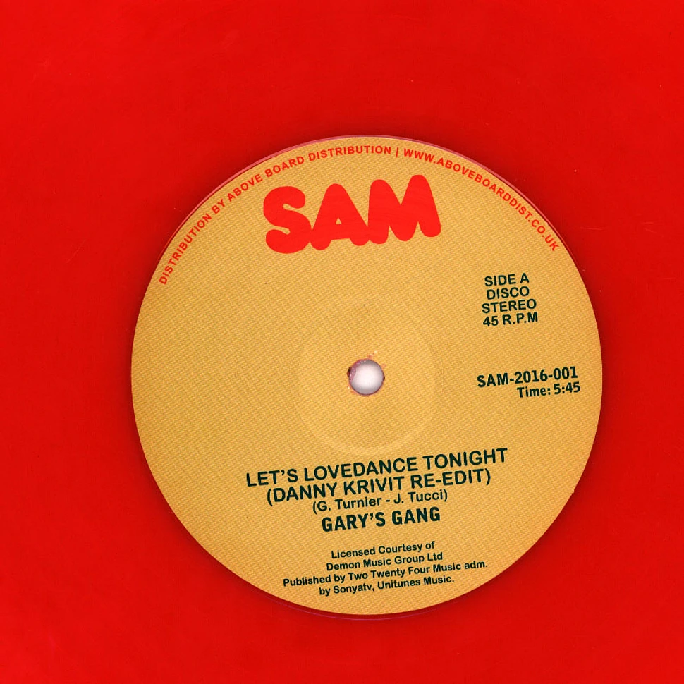 Gary's Gang - Let's Lovedance Tonight Danny Krivit Re-Edit Red Vinyl Edition