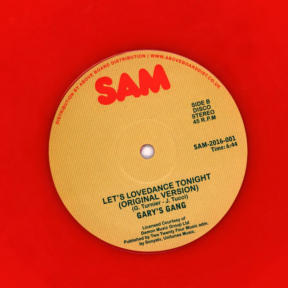 Gary's Gang - Let's Lovedance Tonight Danny Krivit Re-Edit Red Vinyl Edition