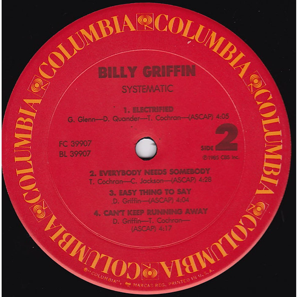 Billy Griffin - Systematic