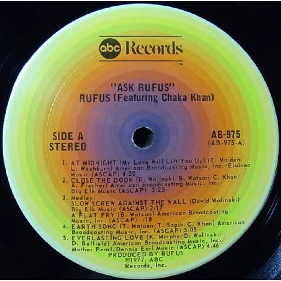 Rufus & Chaka Khan - Ask Rufus