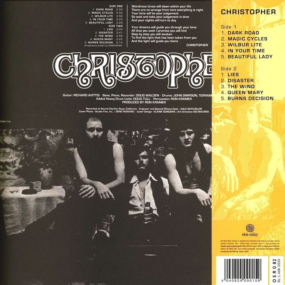 Christopher - Christopher Black Vinyl Edition