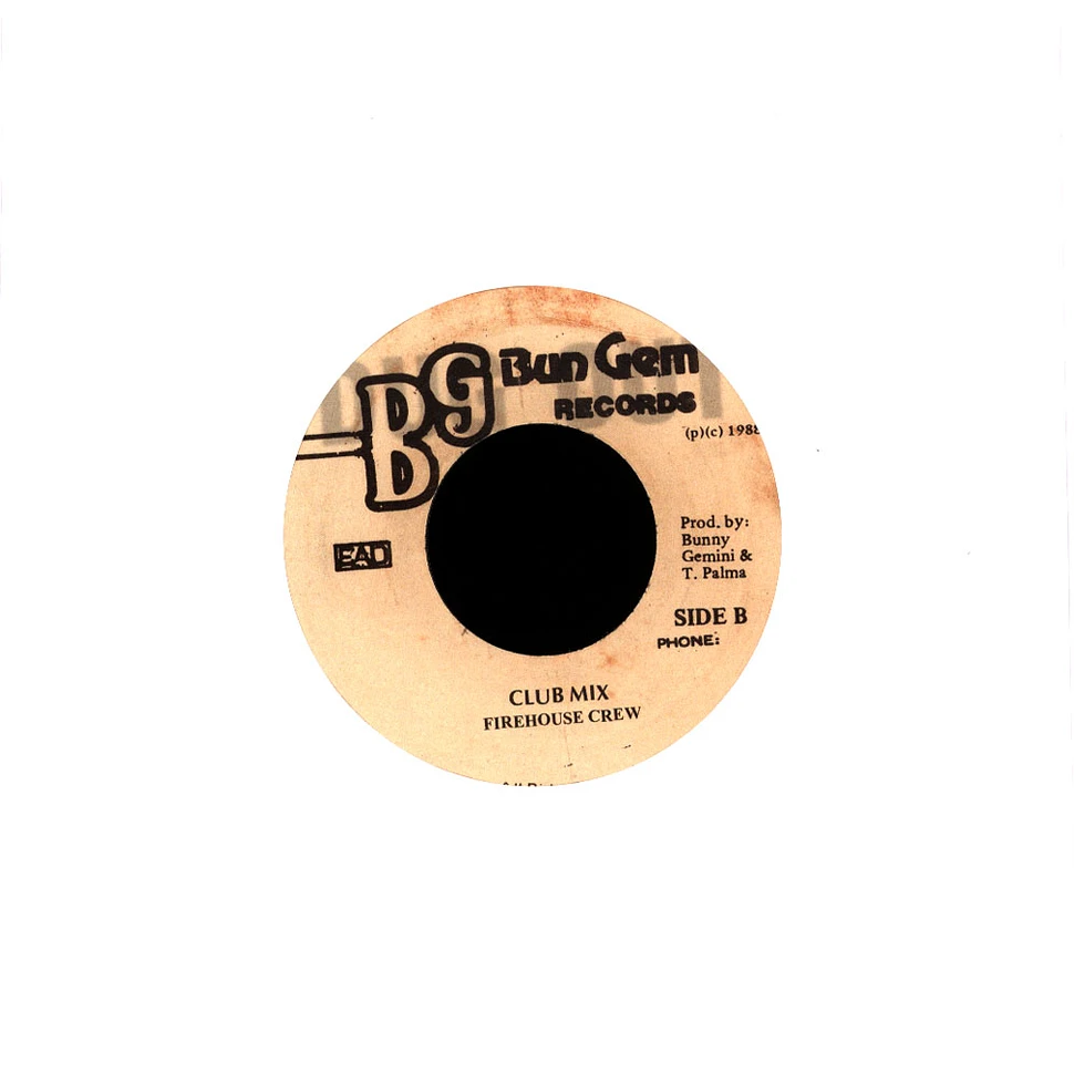 Gregory Isaacs / Firehouse Crew - Nobody Knows / Club Mix