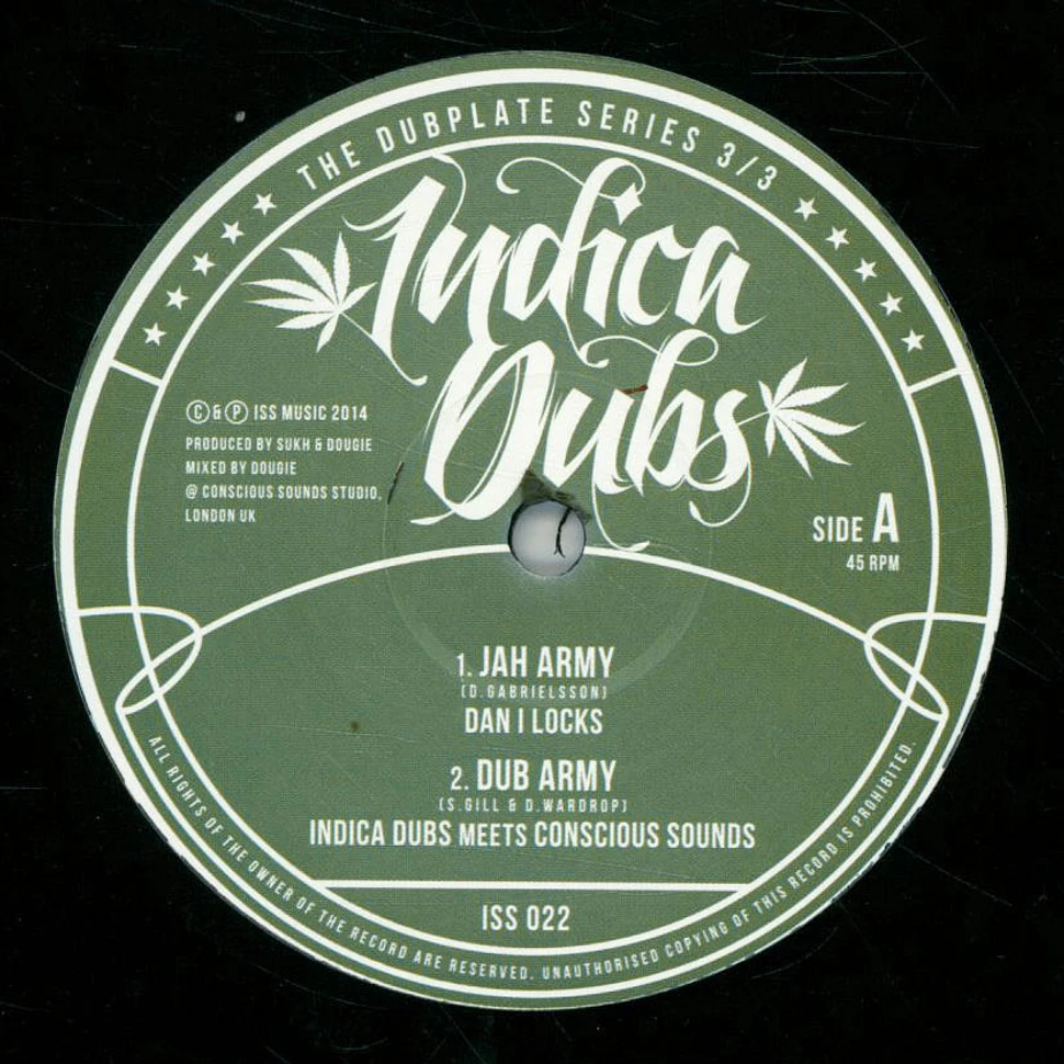 Dan I Locks, Conscious Sounds / Indica - Jah Army, Dub Army / March Of The Bushman, Dub