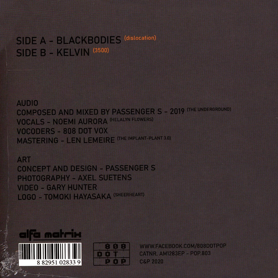 808 Dot Pop - Blackbodies (Dislocation) / Kelvin (3500)