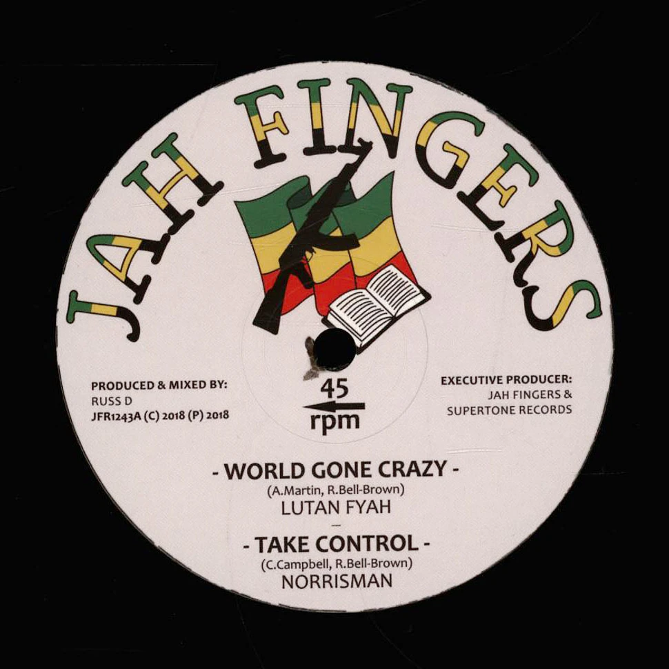 Lutan Fyah, Norrisman / Russ D - World Gone Crazy, Take Control / Dub Mix 1 & 2