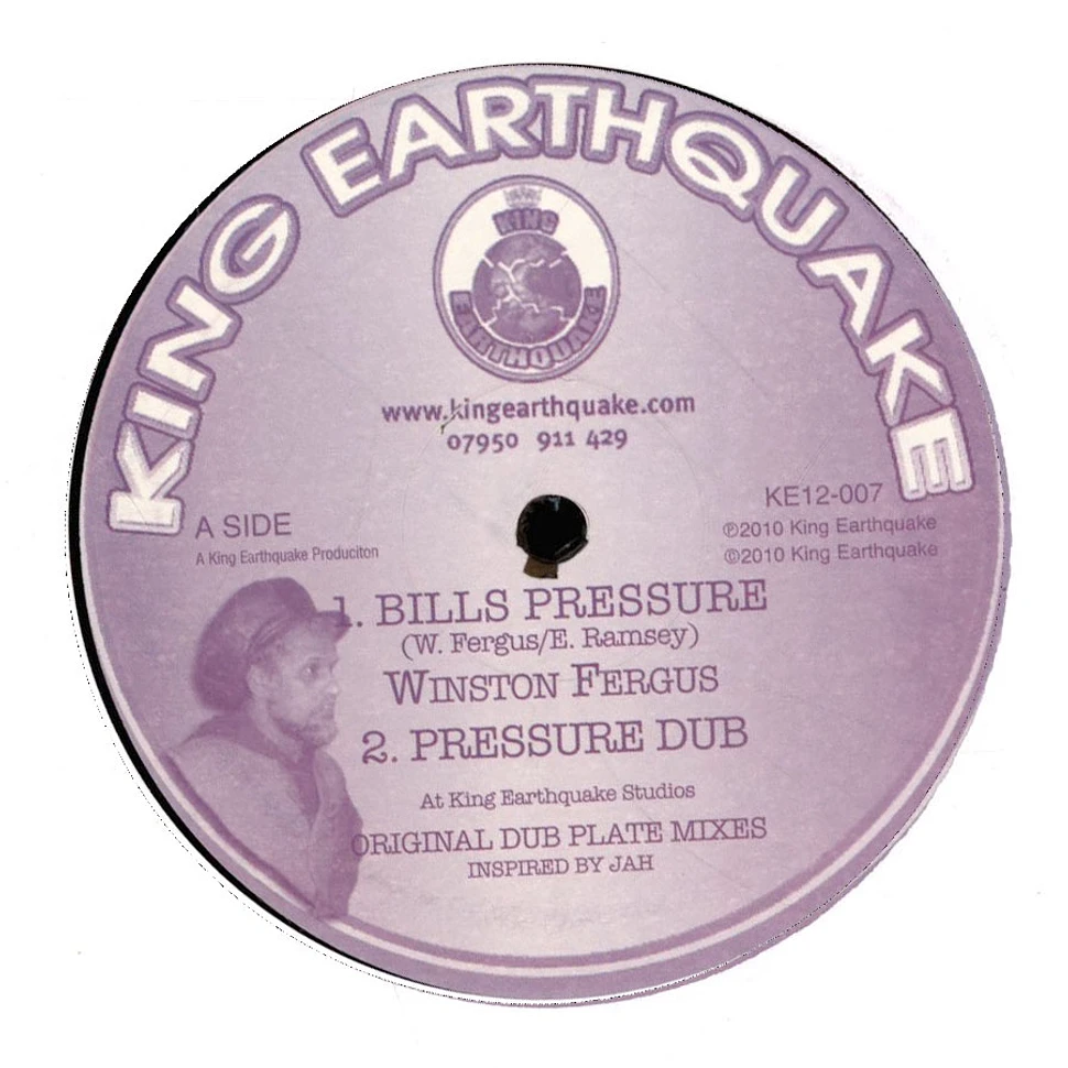 Winston Fergus - Bills Pressure, Dub / Far-I, Dub