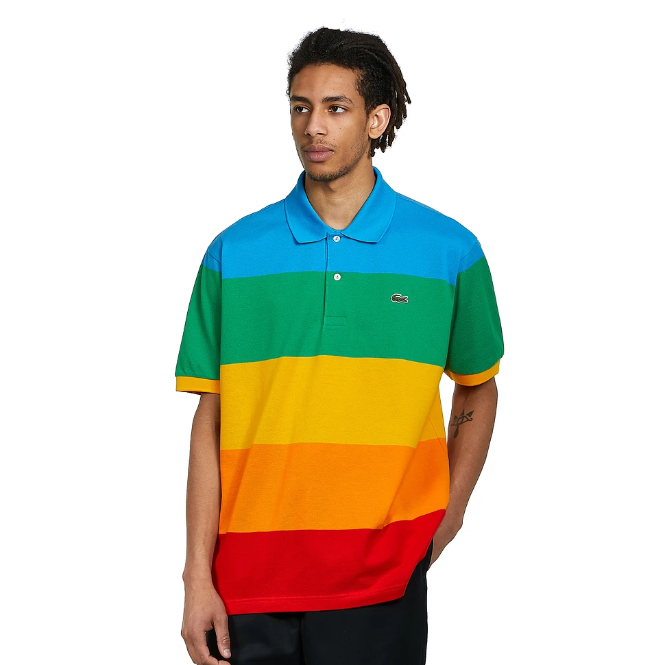 Lacoste x Polaroid - Short Sleeved Ribbed Collar Shirt