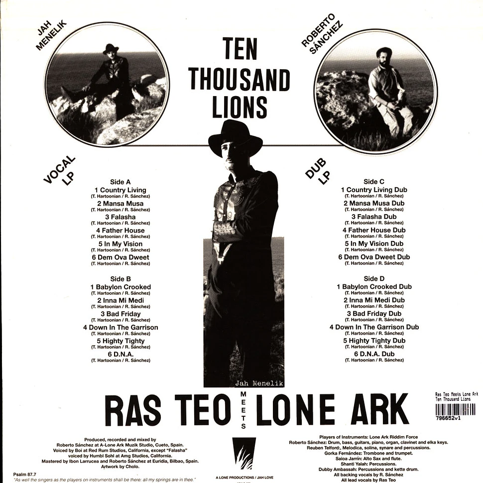 Ras Teo Meets Lone Ark - Ten Thousand Lions