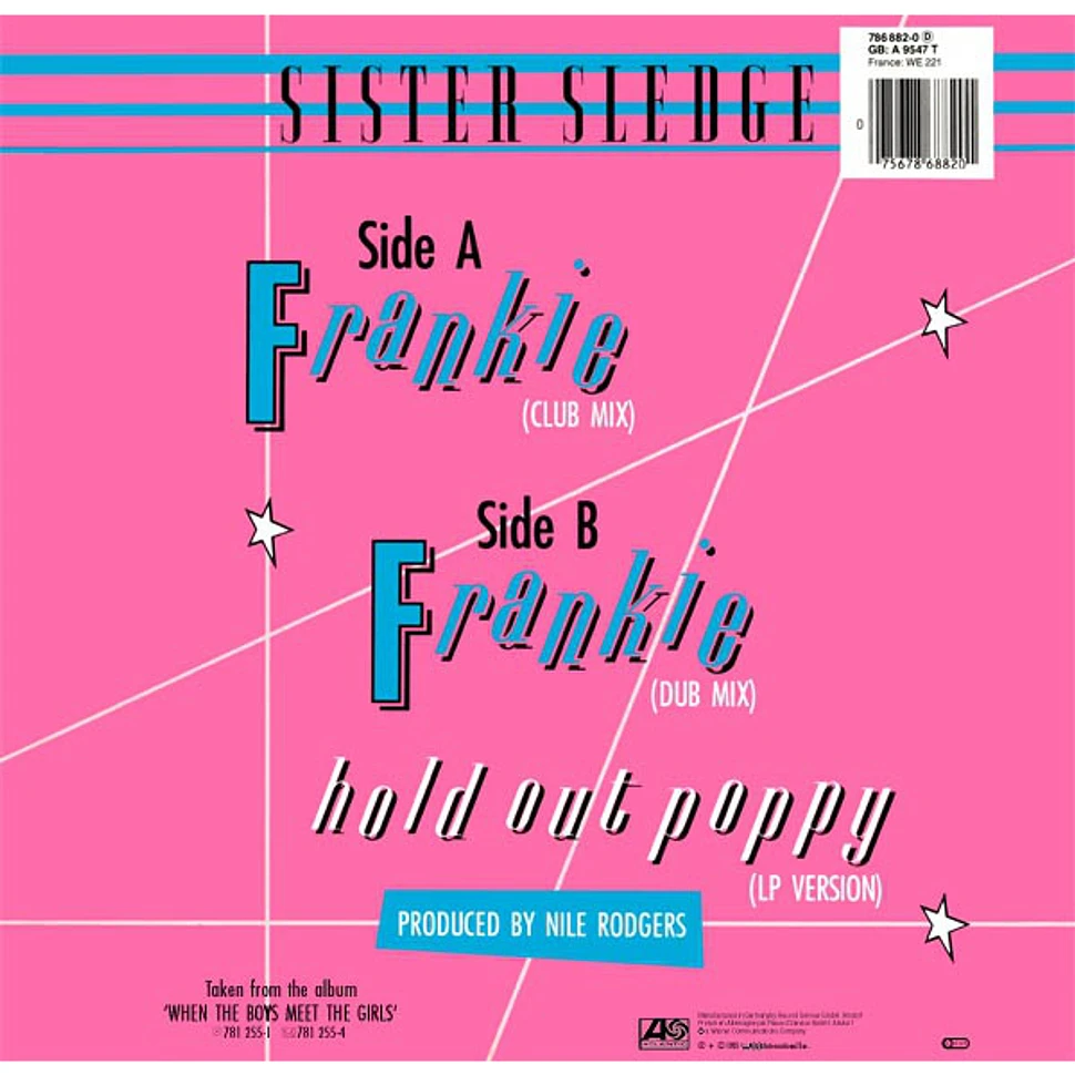 Sister Sledge - Frankie (Club Mix + Dub Mix) / Hold Out Poppy