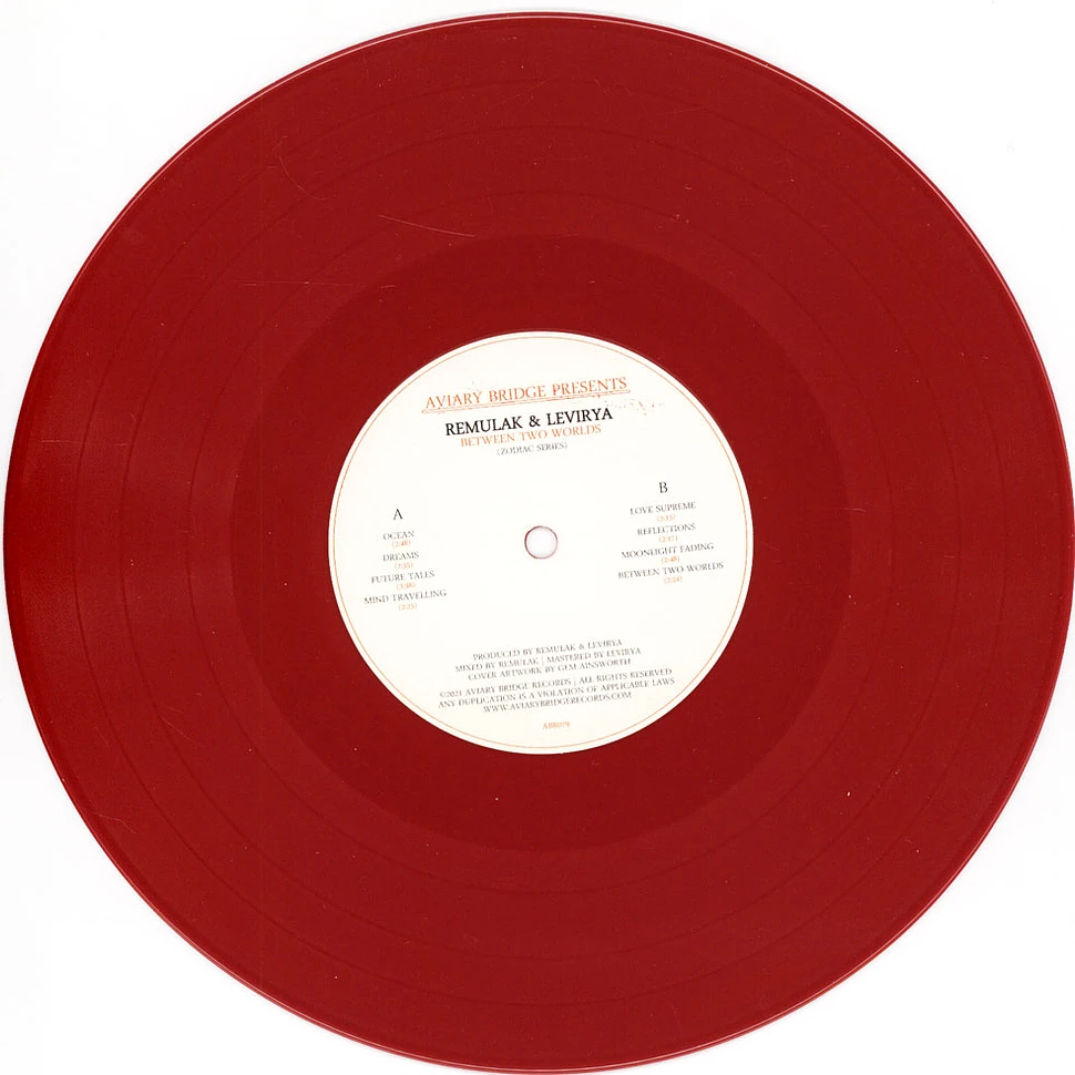 Remulak & Levirya - Between Two Worlds Red Vinyl Edition