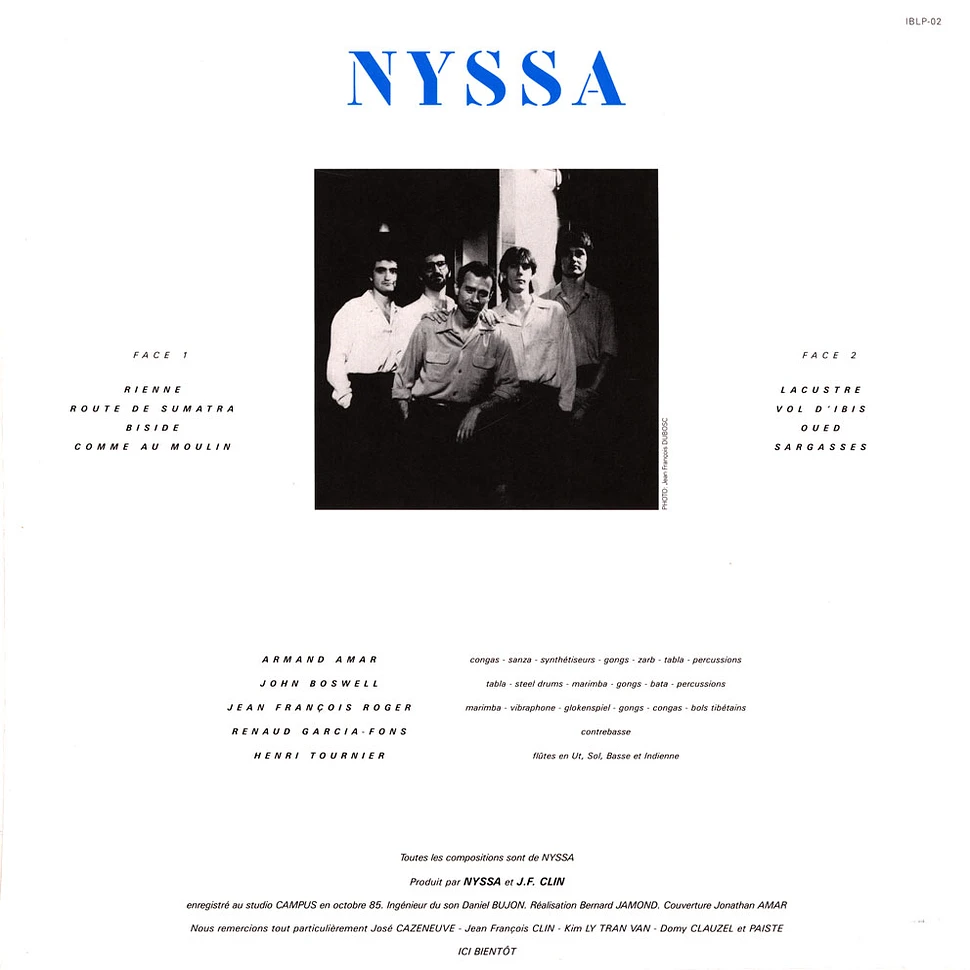 Nyssa Musique - Comme Au Moulin