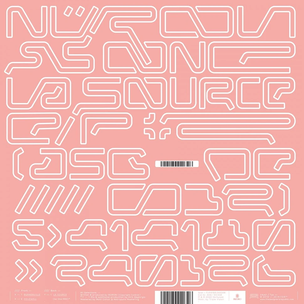 Nuron & As One - La Source 02 Black Vinyl Edition