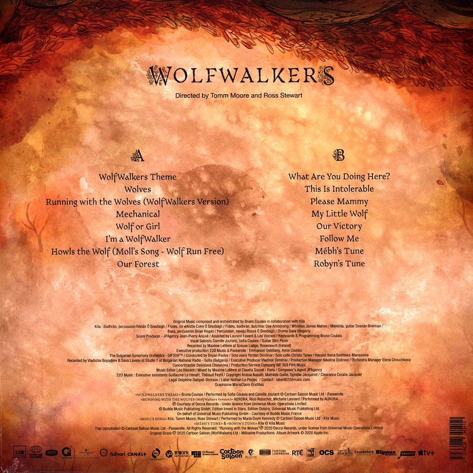 Bruno Coulais, Kila & Aurora - OST Wolfwalkers