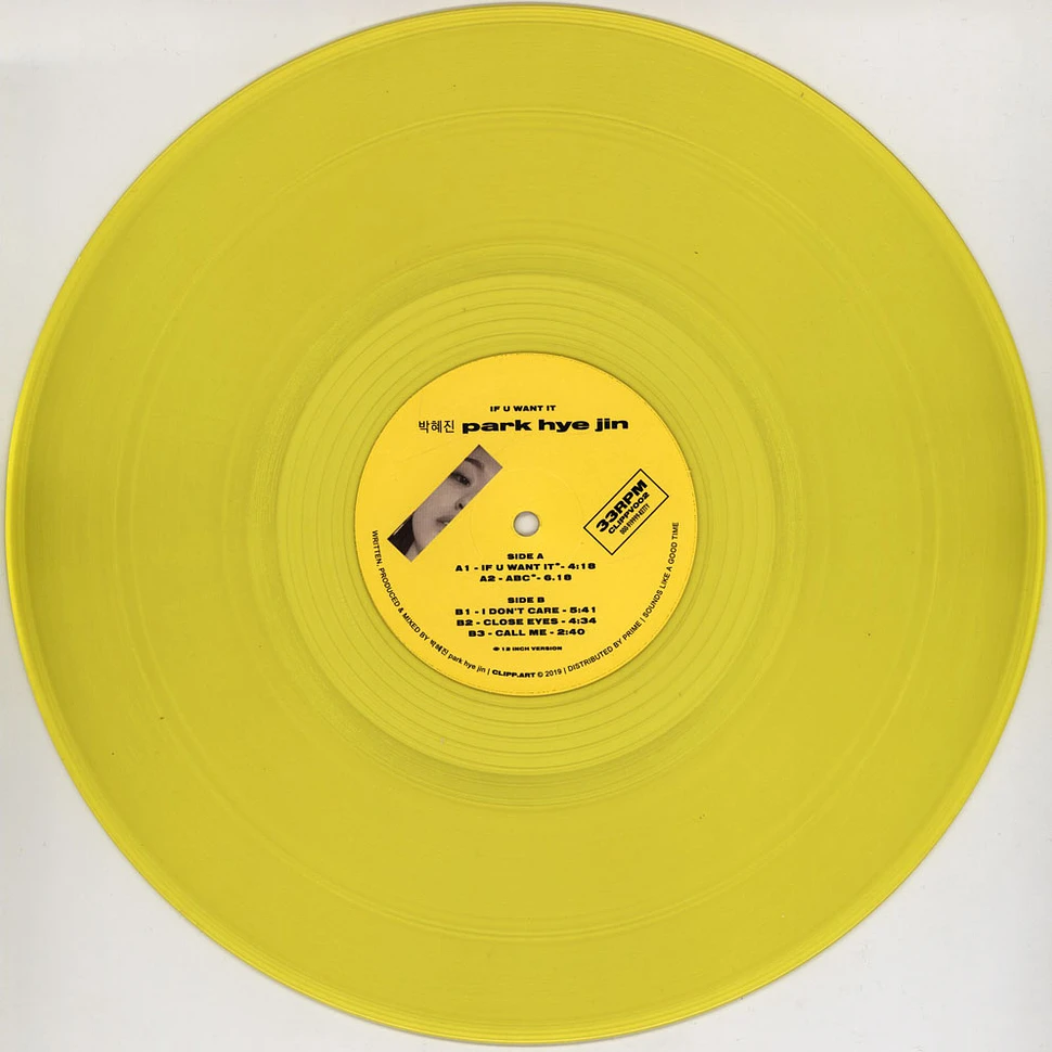 Park Hye Jin - If You Want It Yellow Vinyl Edition