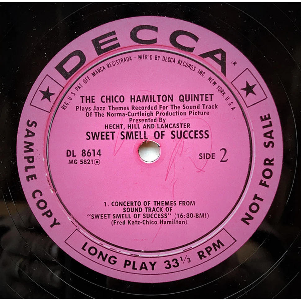 The Chico Hamilton Quintet - Sweet Smell Of Success