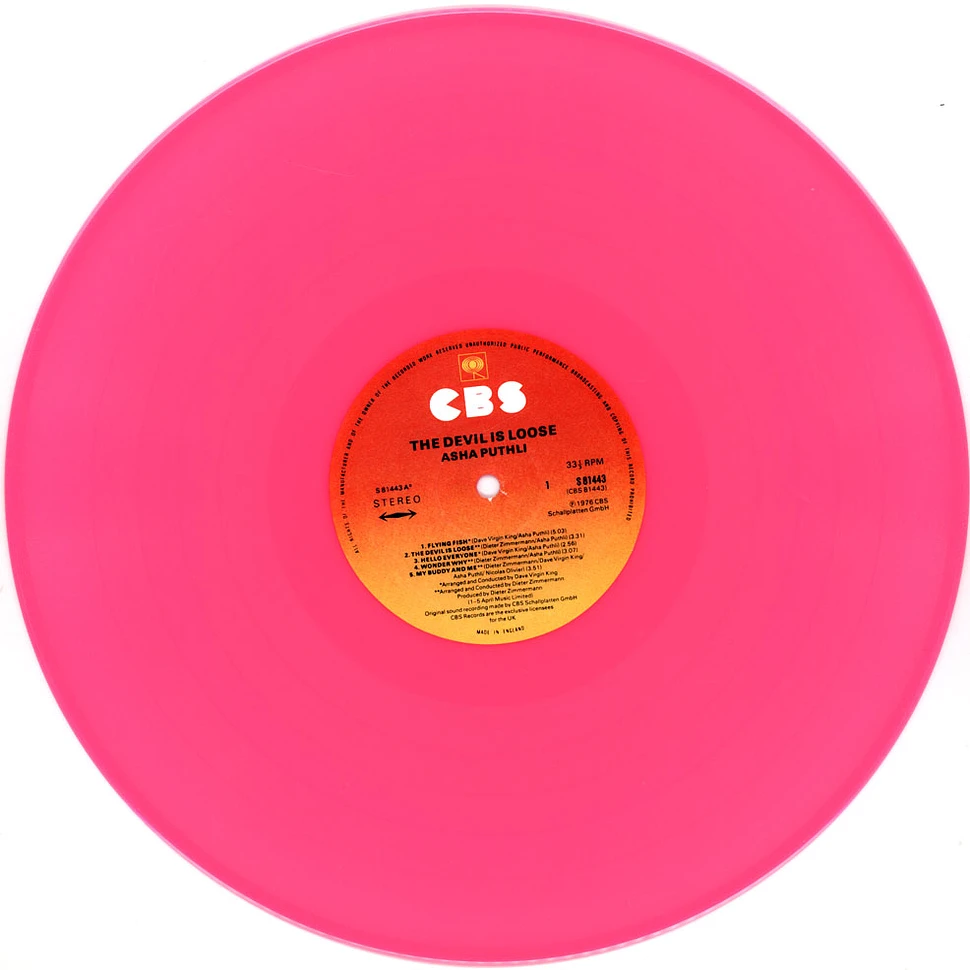 Asha Puthli - The Devil Is Loose Pink Vinyl Edition