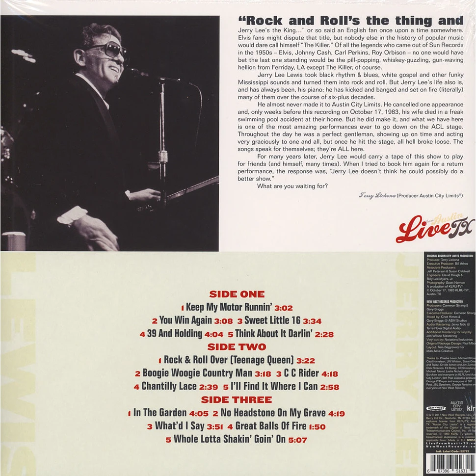 Jerry Lee Lewis - Live From Austin TX