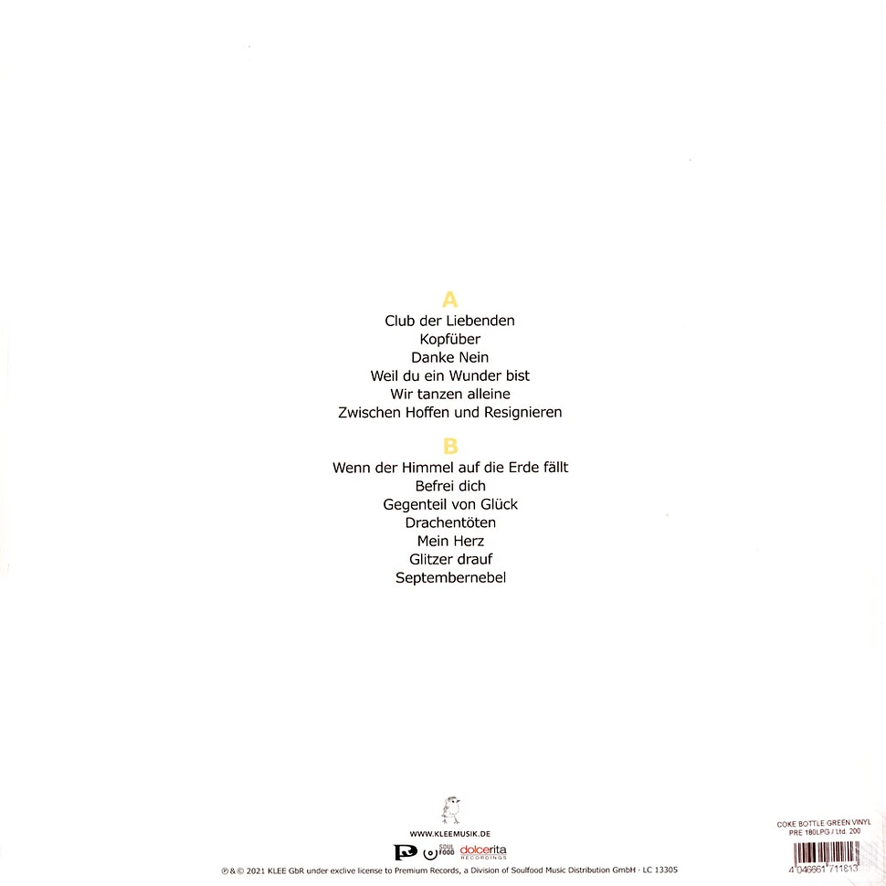 Klee - Trotzalledem Transparent Azur Vinyl Edition