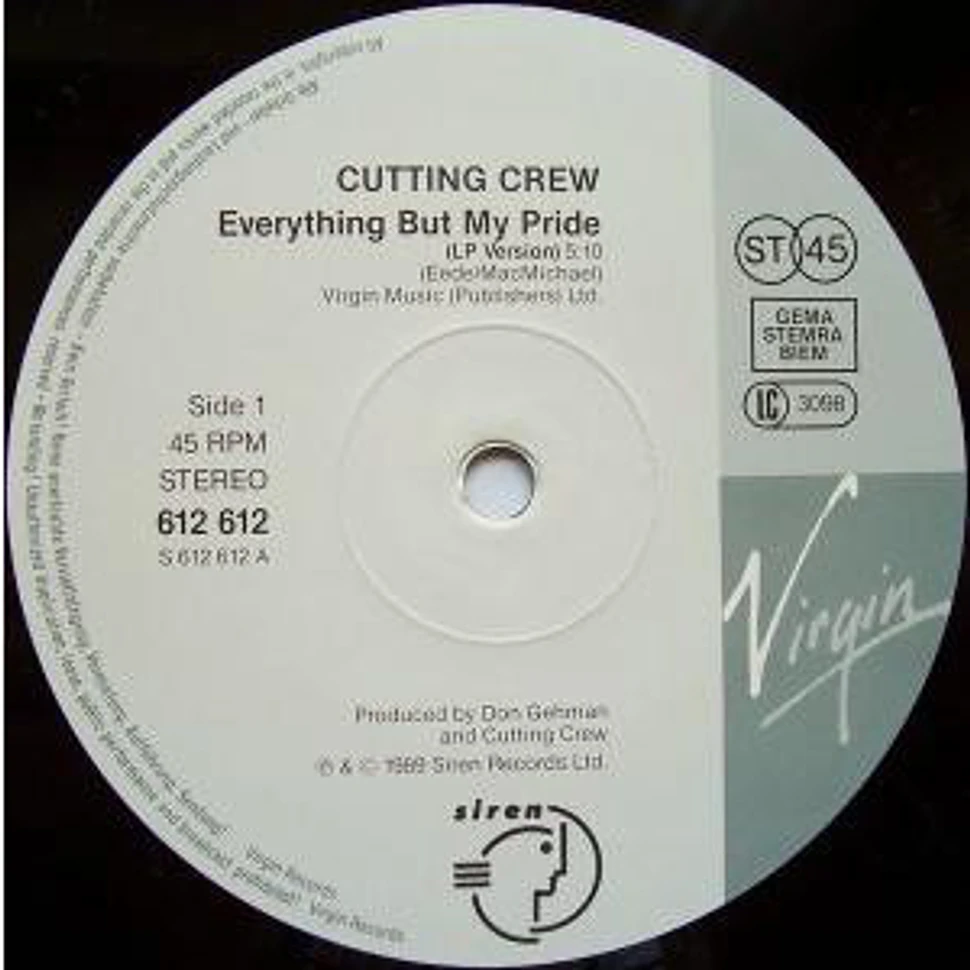 Cutting Crew - Everything But My Pride
