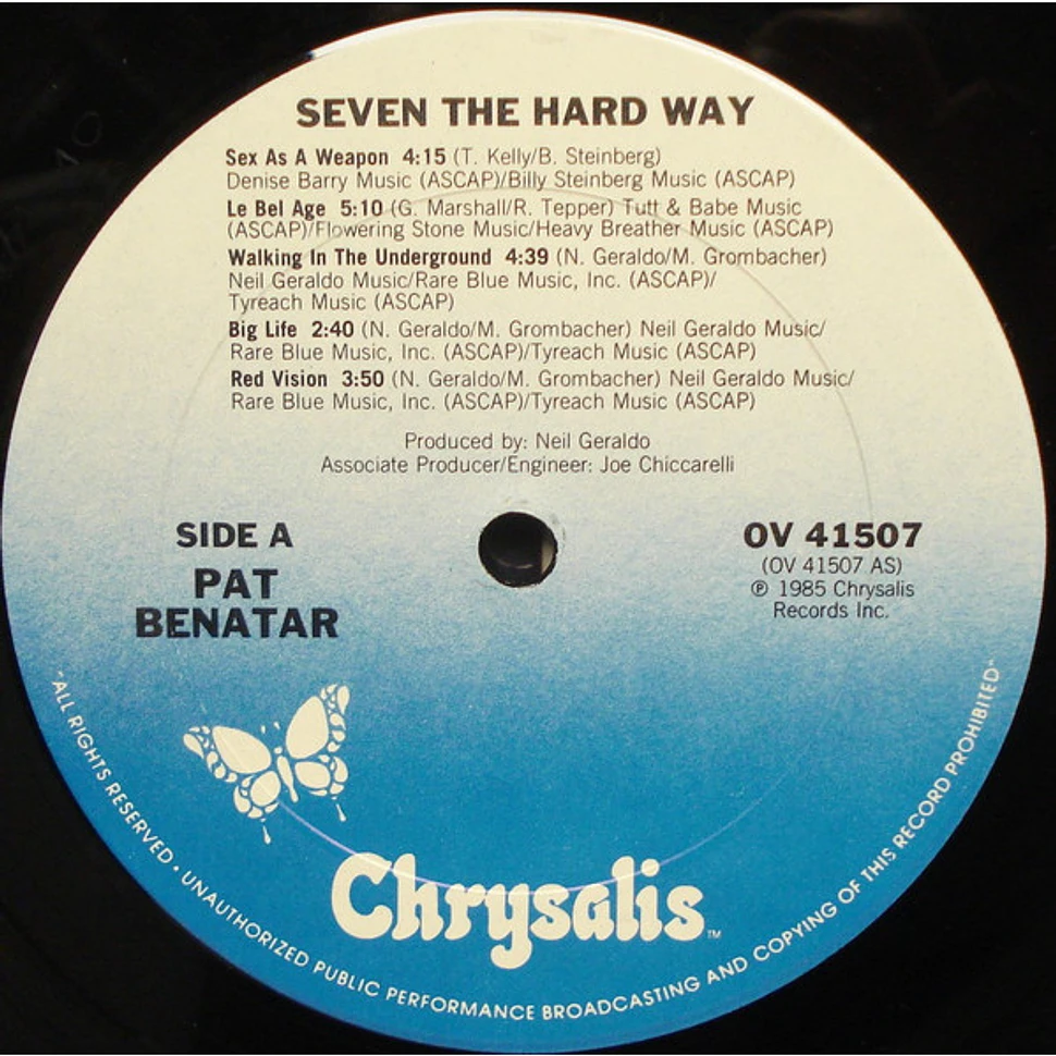 Pat Benatar - Seven The Hard Way