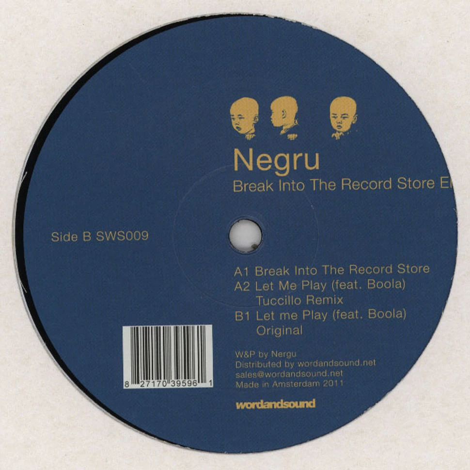 Negru - Break Into The Record Store EP
