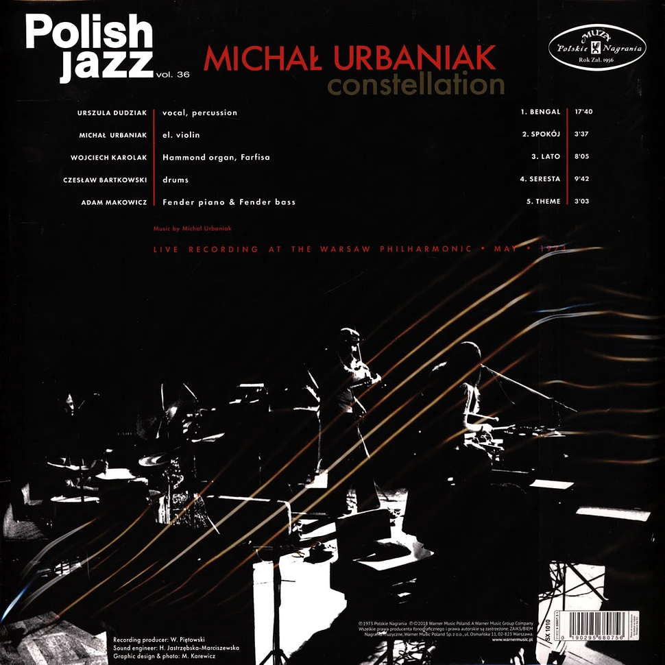 Michal Urbaniak Constellation - In Concert Polish Jazz Volume 36
