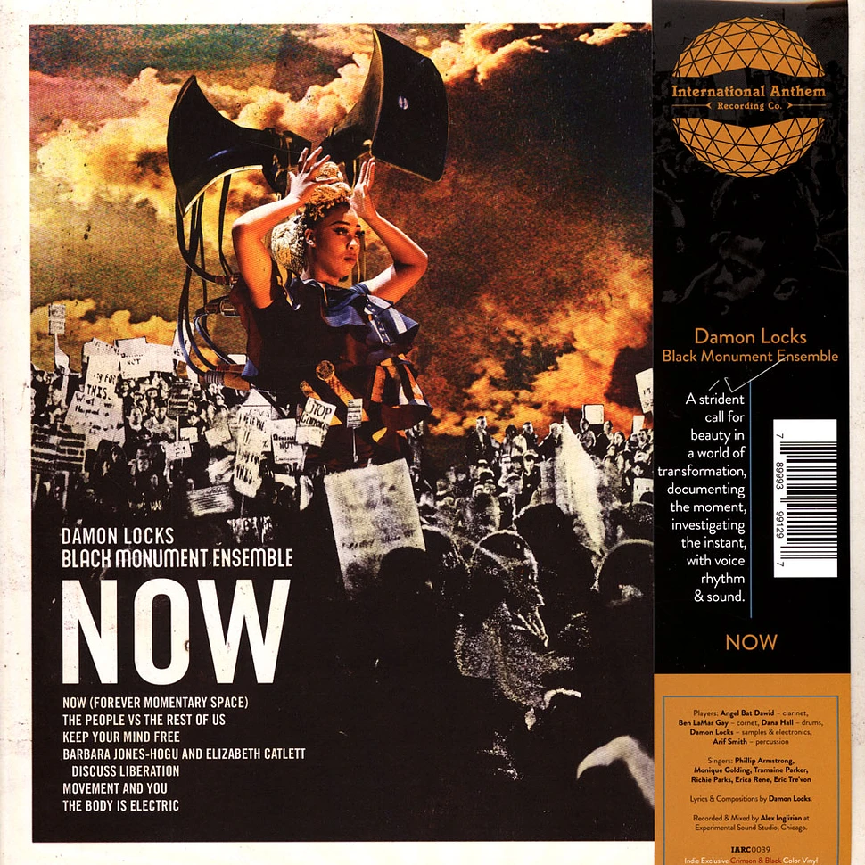 Damon Locks & Black Monument Ensemble - Now (Forever Momentary Space) Crimson & Black Vinyl Edition