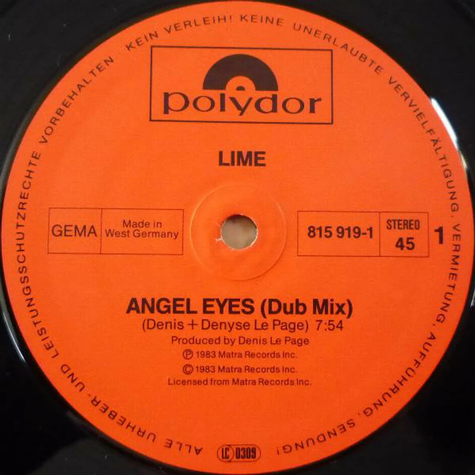 Lime - Angel Eyes (Dub Mix)