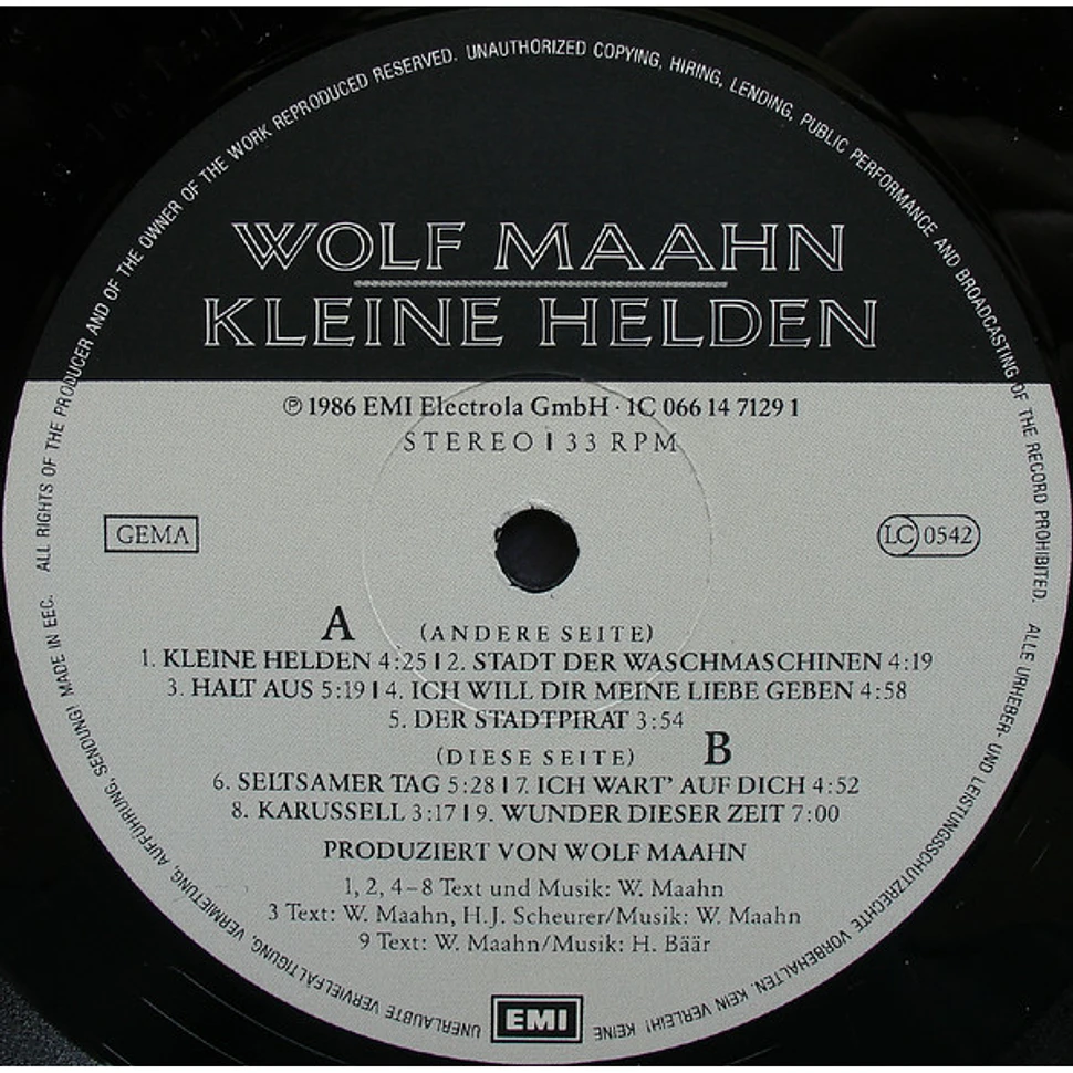 Wolf Maahn - Kleine Helden