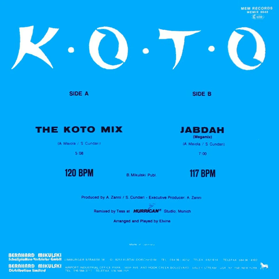 Koto - The Koto Mix / Jabdah (Megamix)