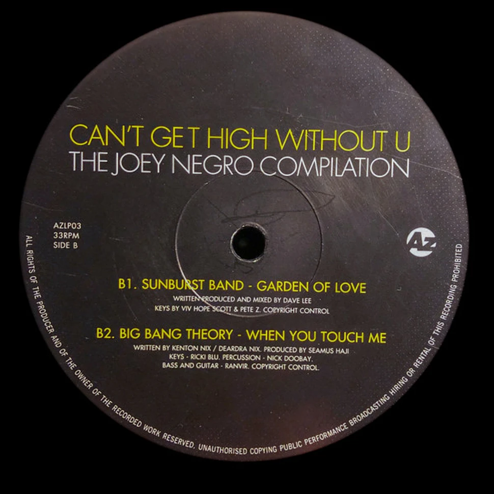 Joey Negro - Can't Get High Without U (The Joey Negro Compilation)