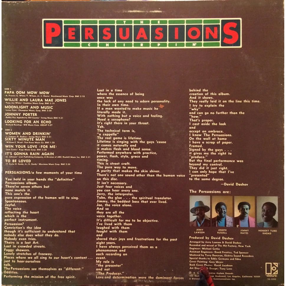 The Persuasions - Chirpin'