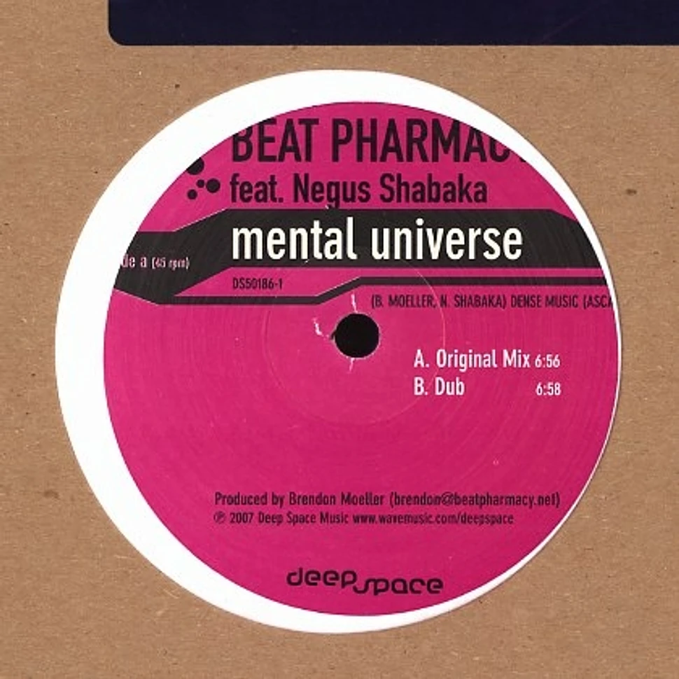 Beat Pharmacy Feat. Negus Shabaka - Mental Universe