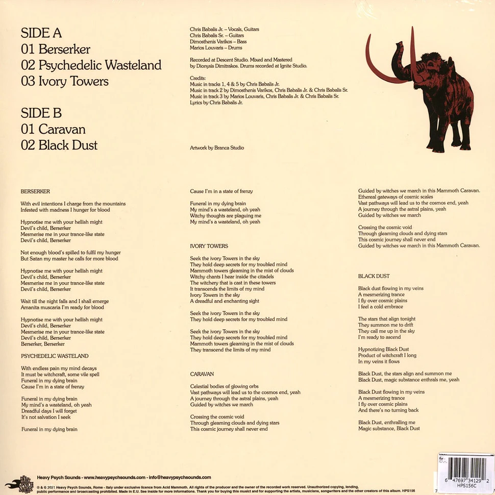 Acid Mammoth - Caravan Cornetto Transparent Red Vinyl Edition