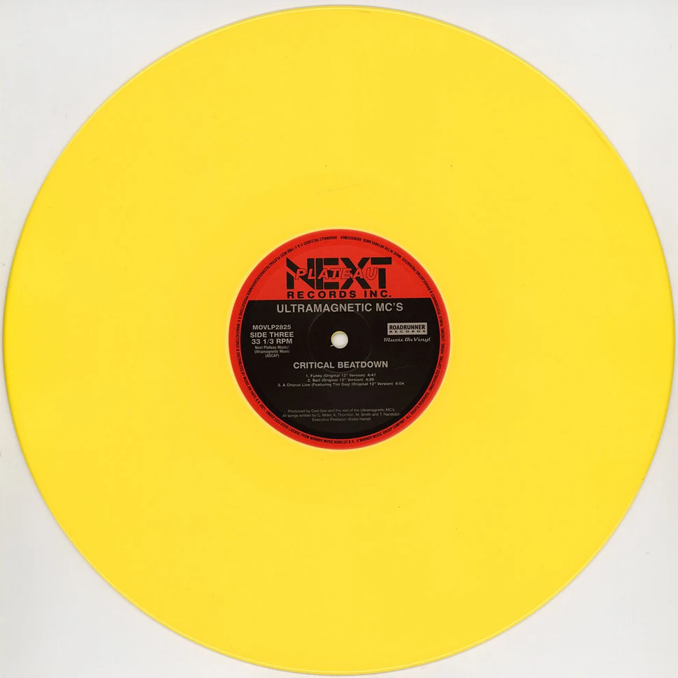 Ultramagnetic MC's - Critical Beatdown Expanded Yellow Vinyl Edition