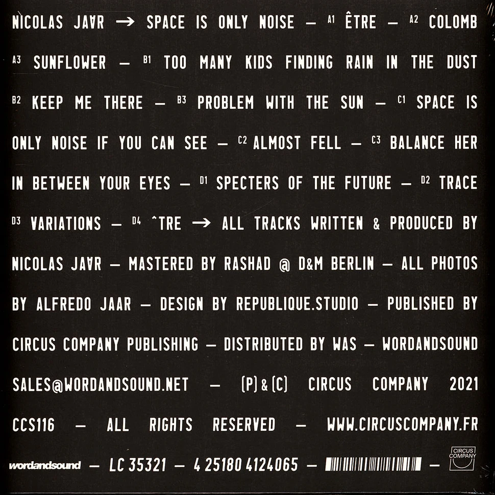 Nicolas Jaar - Space Is Only Noise (Ten Year Edition) Crystal Clear Vinyl Edition