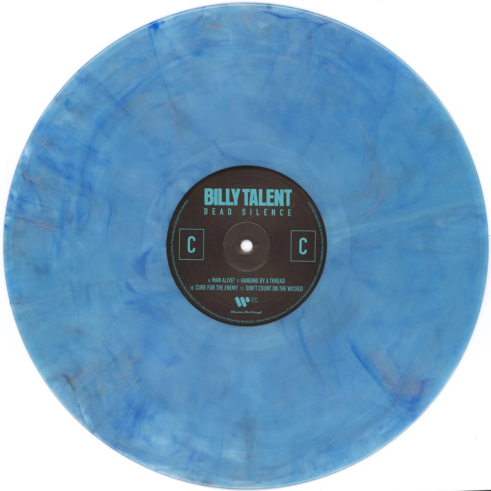 Billy Talent - Dead Silence Crystal Water Vinyl Edition W/ Artprint By Ken Taylor
