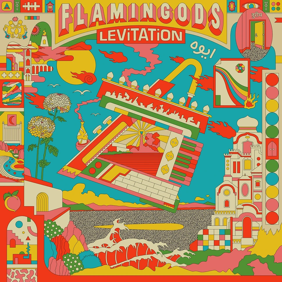 Flamingods - Levitation Red & Yellow Splatter Vinyl